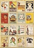 ToJoy Vintage Retro Old Europe Posters Travel Postcards Worthy Collecting 32 pcs a Set