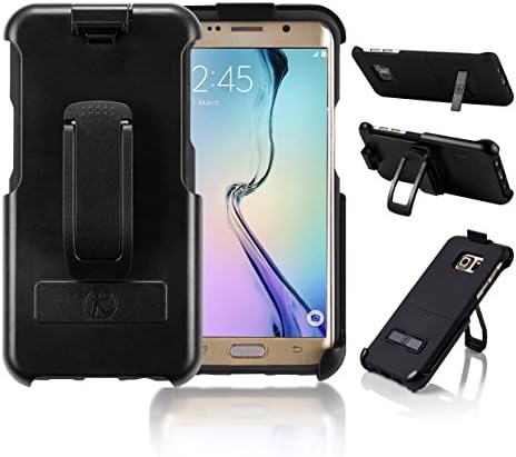 RealST Samsung Galaxy S6 Edge Plus Case, Real Smart Tech, Heavy-Duty, Maximum Protection, Kickstand, Holster Case for Samsung Galaxy S6 Edge Plus, Black