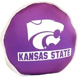 My Team Kansas St. Wildcats Squishy Microbead Disc Pillow