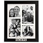 Friends 4 Opening Picture Frame Collage Black Wood