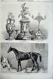 Ascot Prize Cup Vase Hunt 1862 Horse Racing Asteroid