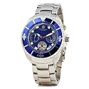 Constantin Durmont Herren-Armbanuhr Seawolf CD-SEAW-QZ-ST-STBL-BL