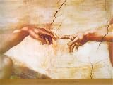 The Creation of Adam (Detail) art print by Michelangelo Buonarotti, 60cm x 90cm