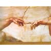 The Creation of Adam (Detail) art print by Michelangelo Buonarotti, 60cm x 90cm
