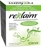 Reklaim Herbal Powder Drink Mix, Citrus, 15-Count Package