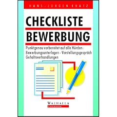 Checkliste Bewerbung