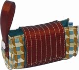 Nicole Miller Horizontal Universal Cell Phone Carry Case, Geometric/Brown