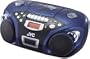 JVC RC-EX20A Portable AM / FM CD Cassette Player (Blue)
