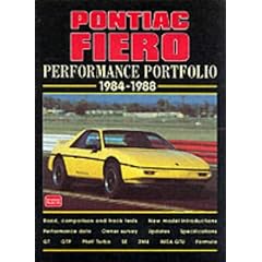 Pontiac Fiero Performance Portfolio 1984-88