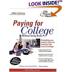 Paying for College Without Going Broke, 2003 Edition (College Admissions Guides)