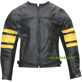 Womens Leather Jacket Motorcycle Armor Ladies Yellow