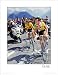 LeMond and Hinault at Alpe d'Huez Art Poster Print by Graham Watson, 20x28