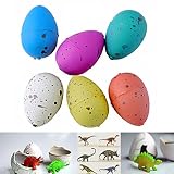 6 Pcs Cute Hatching Magic Growing Easter Pet Dinosaur Kit Excavation Egg Add Water Child Boys Girls Inflatable Toys