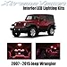 XtremeVision Jeep Wrangler JK 2007-2015 (5 Pieces) Red Premium Interior LED Kit Package + Installation Tool