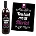 Wine Not? - Funny Gift for Women and Men - Wine Bottle Label Stickers - Set of 4