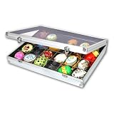 Rock, Gem & Mineral Display Case - Aluminum
