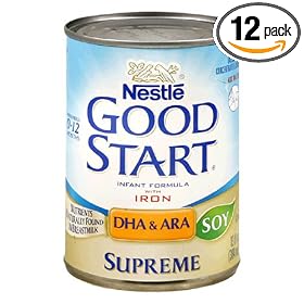 Good Start Supreme Soy DHA Liquid Concentrate, Case Pack, Twelve - 13 Ounce Cans (156 Ounces)