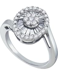 0.81CTW DIAMOND FLOWER RING