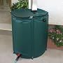 Rain Barrel- Collapsible -156 Gallon Capacity, Sturdy legs inside barrel, Overflow spout, Eco Friendly product