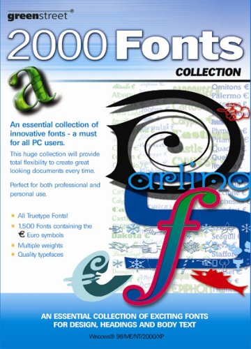 Greenstreet 2000 Fonts (PC)