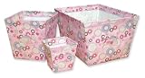 Spirograph Fabric Storage Bins-Set of 3 by Trend Lab