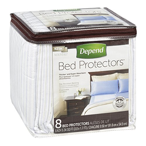 Depend Bed Protectors, 8 ea Health Beauty Health Care Incontinence Aids