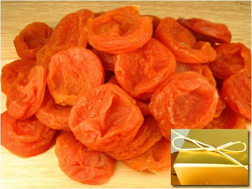 Childrens Toyshop  Gourmet Food : Whole Dried Apricots - Genuine California Blenheim 1 lb. in Gold Box