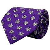 NHL Vineyard Vines Los Angeles Kings Purple Mini Logo Silk Tie