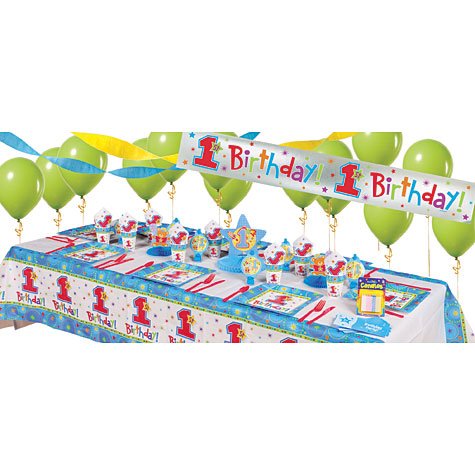 1st Birthday Party Decorations For Boys. One-Derful Boys 1st Birthday