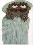 Wilton Oscar the Grouch in Trash Can Cake Pan (502-7512, 1977) Jim Henson Sesame St. Muppets