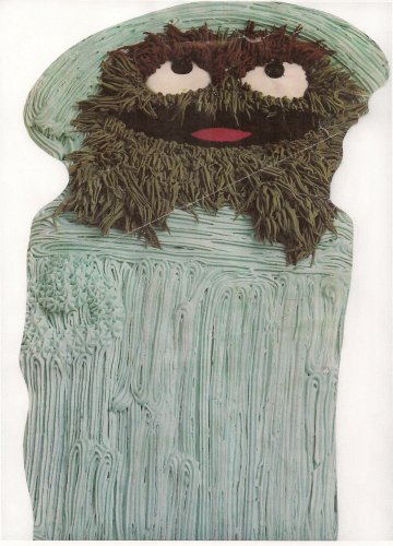 Good Wilton Oscar the Grouch in Trash Can Cake Pan (502-7512, 1977) Jim Henson Sesame St. Muppets