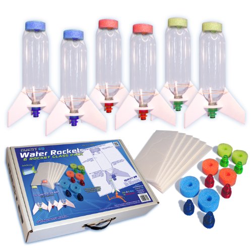 Quest Aerospace Water Rocket Class Pack, 6 Piece