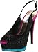 Steve Madden Women's Masqraid Open-Toe Pump,Multi,7.5 M US