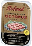 Roland Smoked Sliced Octopus , 3.66-Ounce EZ Open Can (Pack of 10)