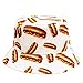 CITY HUNTER Hot Dog Bucket Hat, White