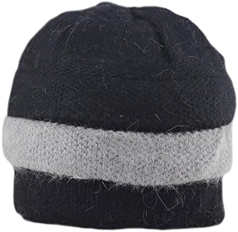 Fishka Women's Elegant Angora Hats Black