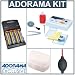Flash Accessory Kit for Nikon SB-600 Speedlight Flash, Olympus FL- 36 & FL- 36R Flash with 4 NiMH Batteries, Charger, Flashpoint Flash Diffuser, Professional Lens Cleaning Kit, Adorama Hurricane Blower