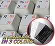 THAI-ENGLISH NON-TRANSPARENT KEYBOARD STICKER ON LIGHT GREY BACKGROUND