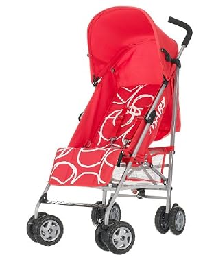 OBaby Atlas Scribble Stroller - Red