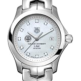 TAG HEUER watch:Clemson University TAG Heuer Watch - Women's Link with Mother of Pearl Diamond Dial at M.LaHart