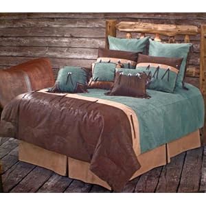 Western Bedding Tooled Turquoise San Juan Queen