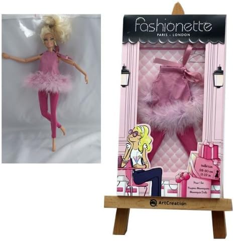 Fashionette - Robe longue noire à paillettes pour Barbie, Steffi, Disney Dolls, Pulipp