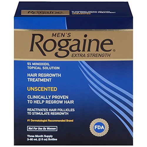 Rogaine for Men Hair Regrowth Treatment, 5 Minoxidil