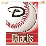 Arizona Diamondbacks MLB Vertical Flag (27x37)