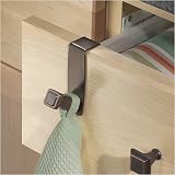 Over Cabinet Single Peg Hook in Bronze by InterDesign