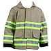 Fully Involved Stitching Personalized Firefighter TAN Toddler Jacket (ONLY) (3T)