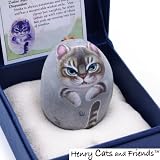 Henry Cats & Friends アートストーン グローバルエディション◆シンバ◆ふと語りかけたくなる不思議なネコたち…。の画像