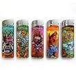 5-PACK Ed Hardy Refillable Tattoo Color Changing LED Lighters (EH-LT-120)