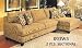 2 pc sectional sofa with pillows