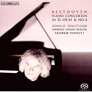 Beethoven: Piano Concertos in D Op. 61 & No.4